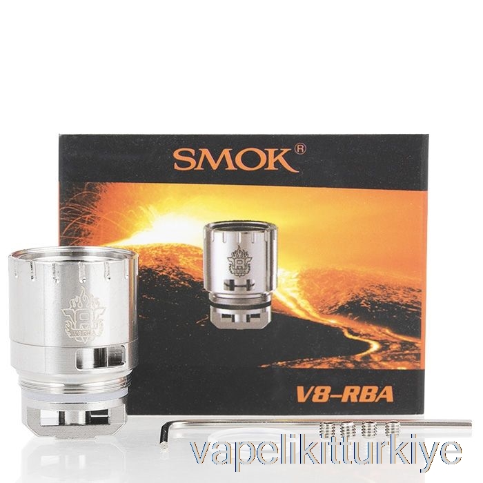 Vape Türkiye Smok Tfv8 Turbo Motorlar Yedek Bobinler V8 Rba - Iki Direkli (1'li Paket)